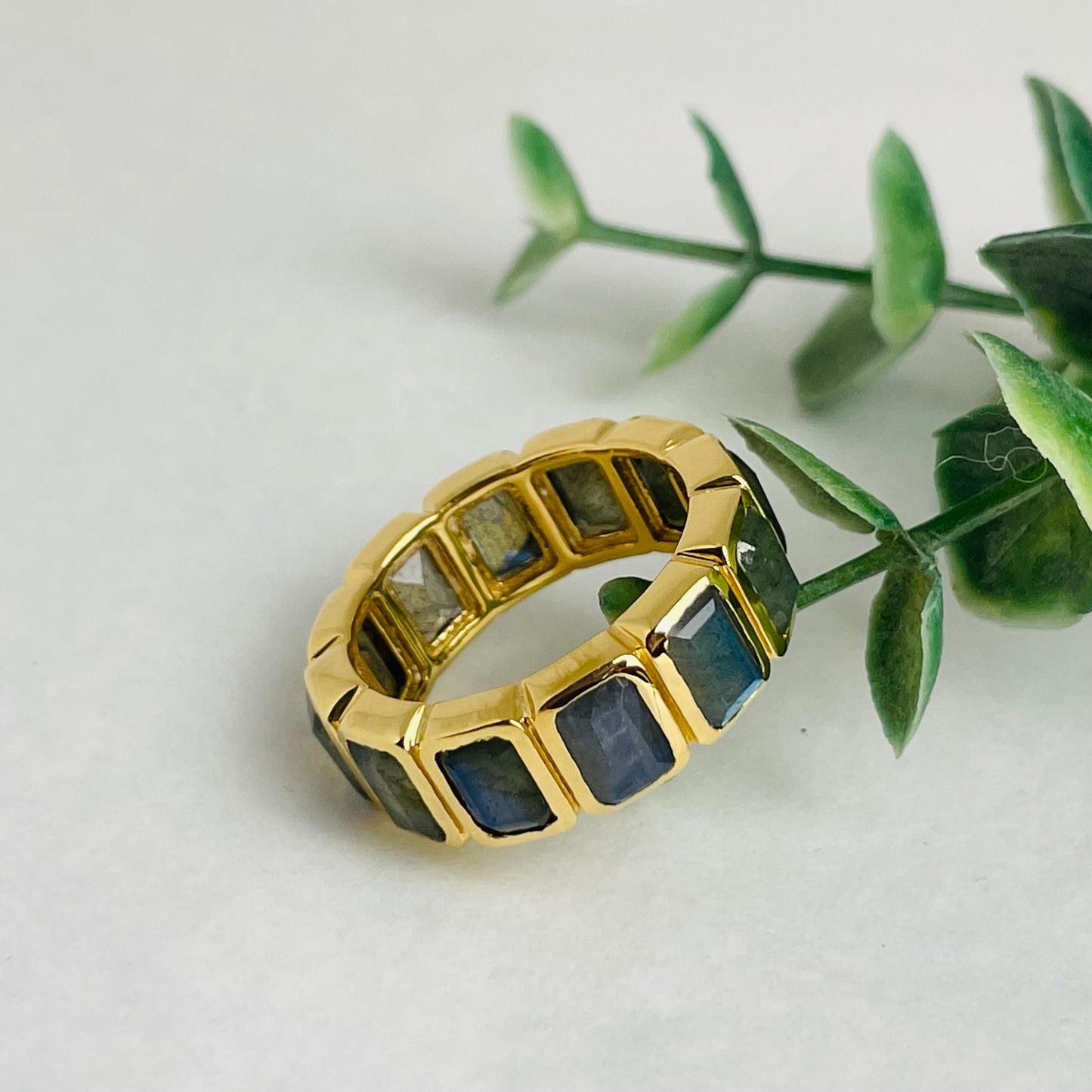 Treisi Jewelry 24K Gold Vermeil Eternity Band