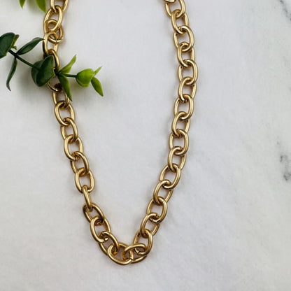 Joy Susan Necklaces Stirrup Chain Necklace - Multiple Metals 94394846 Stirrup Chain Necklace - Multiple Metals