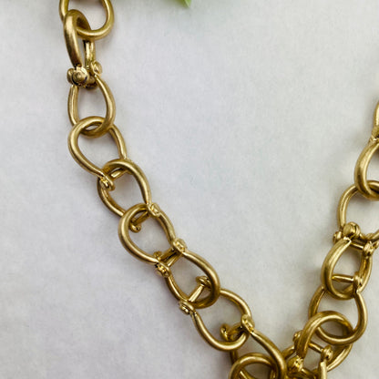 Joy Susan Necklaces Stirrup Chain Necklace - Multiple Metals Stirrup Chain Necklace - Multiple Metals