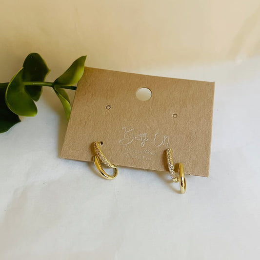 Betty Oh Jewelry Earrings Betty Oh Double Hoop Earrings 55306718 Betty Oh Double Hoop Earrings