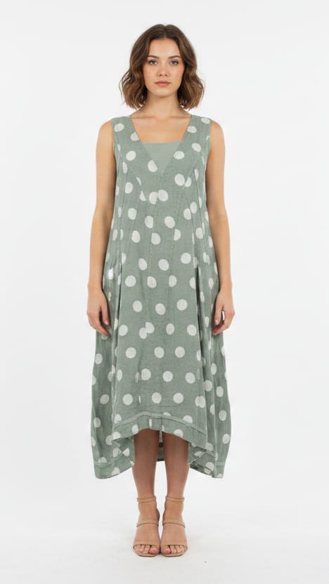 Avvolto Dresses Avvolto Polka Dot Dress - Multiple Colors 19746526 Avvolto Polka Dot Dress - Multiple Colors