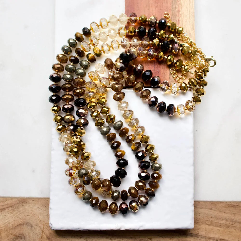 A.V. Max Gemma Rondelle Necklace - Multiple Colors