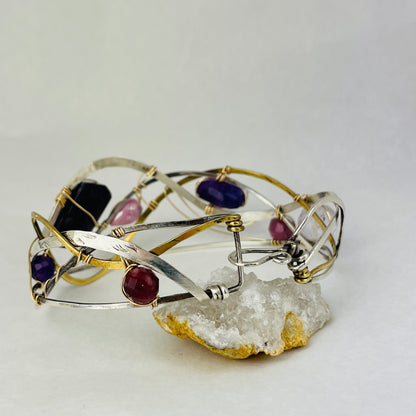 Art By Any Means Dark Amethyst Bracelet
