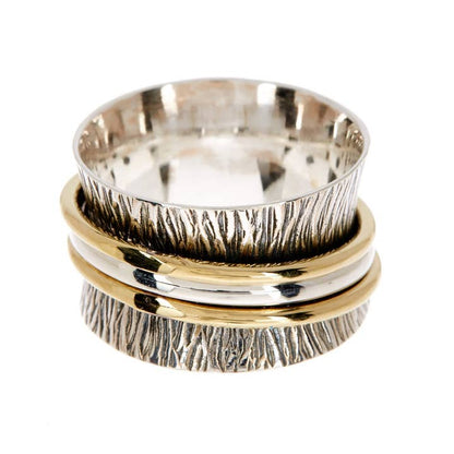 Zoey Simmons Rings Zoey Simmons Textured Bali Style Spinner Ring 73869278 Zoey Simmons Textured Bali Style Spinner Ring