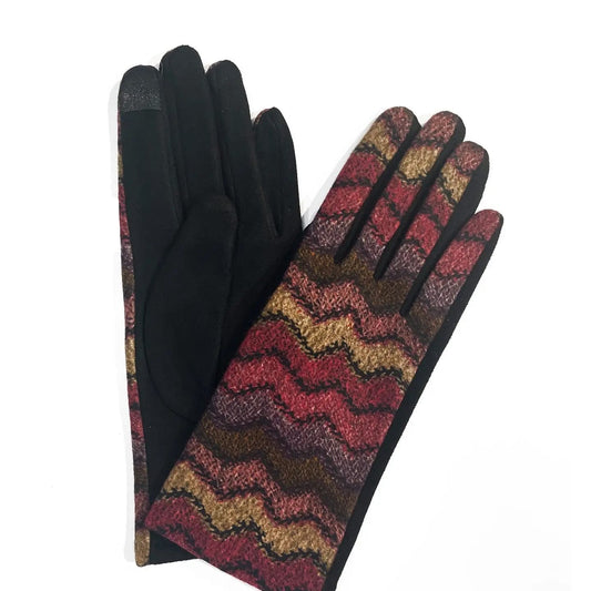 Marcus Adler Gloves Jersey Abstract Print Gloves Jersey Abstract Print Gloves