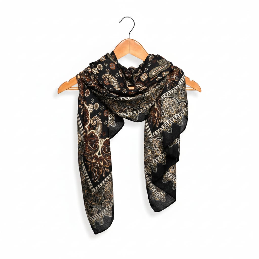 Joy Susan Scarves Joy Susan Ornate Paisley Scarf - Multiple Colors Joy Susan Ornate Paisley Scarf - Multiple Colors