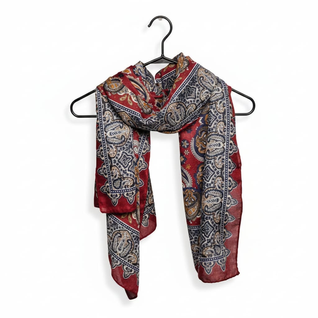 Joy Susan Scarves Joy Susan Ornate Paisley Scarf - Multiple Colors Joy Susan Ornate Paisley Scarf - Multiple Colors