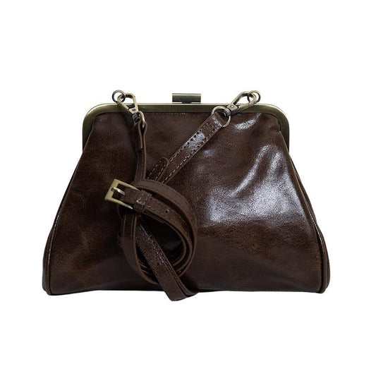 Joy Susan Bags Joy Susan Vegan Leather Elsa Small Frame Crossbody - Multiple Colors Joy Susan Vegan Leather Elsa Small Frame Crossbody - Multiple Colors