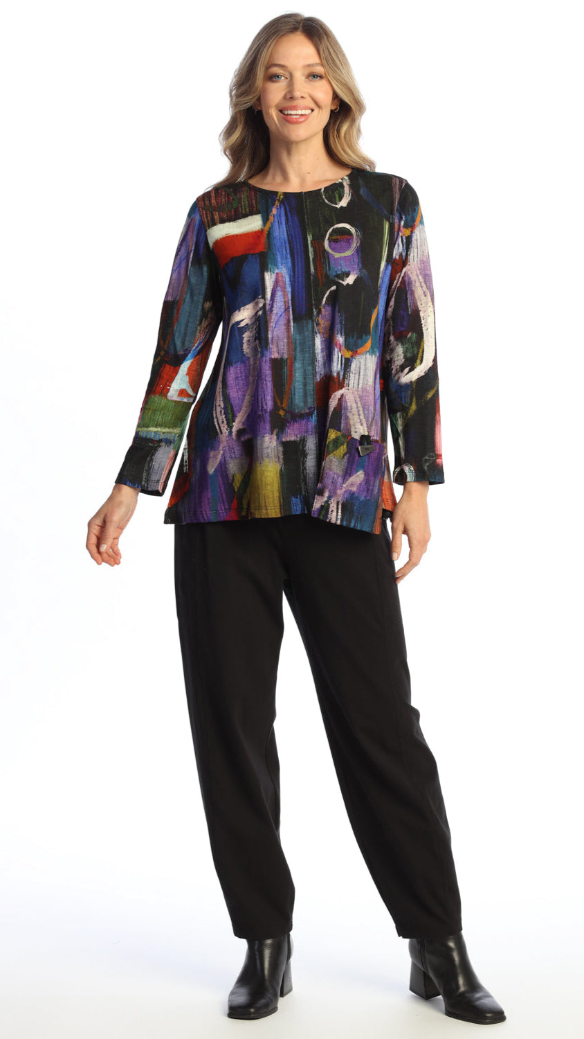 Jess & Jane A-Line Top with Patch Pocket