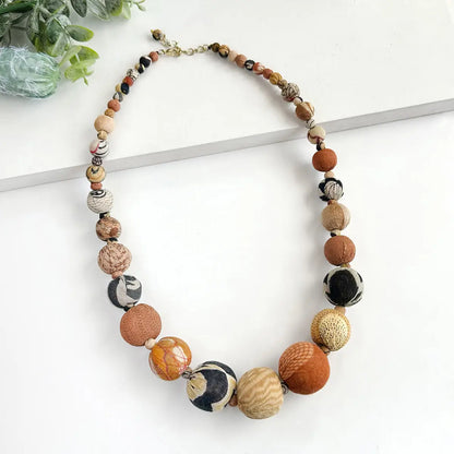 World Finds Necklaces World Finds Kantha Desertscape Necklace 20141022 World Finds Kantha Desertscape Necklace