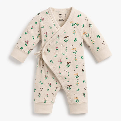 Monica & Andy Children's Clothing Monica & Andy Kimono Tie Onesie - Multiple Prints 98833374 Monica & Andy Kimono Tie Onesie - Multiple Prints