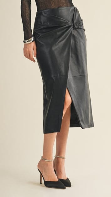 Mustard Seed Skirts Knot Detail Asymmetric Wrap Skrit Knot Detail Asymmetric Wrap Skrit