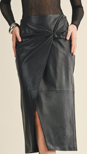 Mustard Seed Skirts Knot Detail Asymmetric Wrap Skrit Knot Detail Asymmetric Wrap Skrit