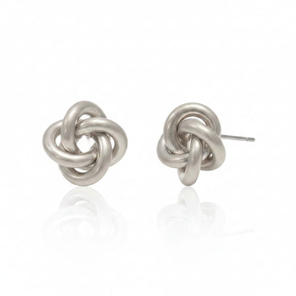 Joy Susan Earrings Knot Post Earrings - Multiple Metals Knot Post Earrings - Multiple Metals