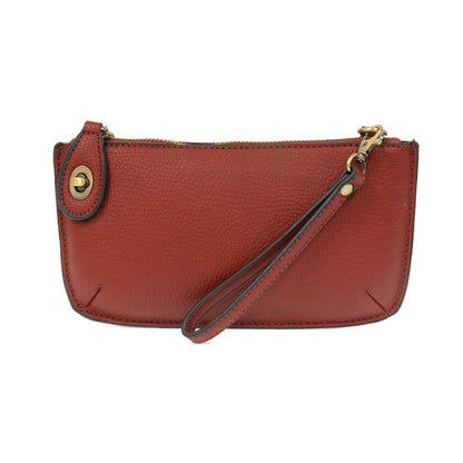 Joy Susan Vegan Leather Mini Crossbody Wristlet Clutch - Multiple Colors