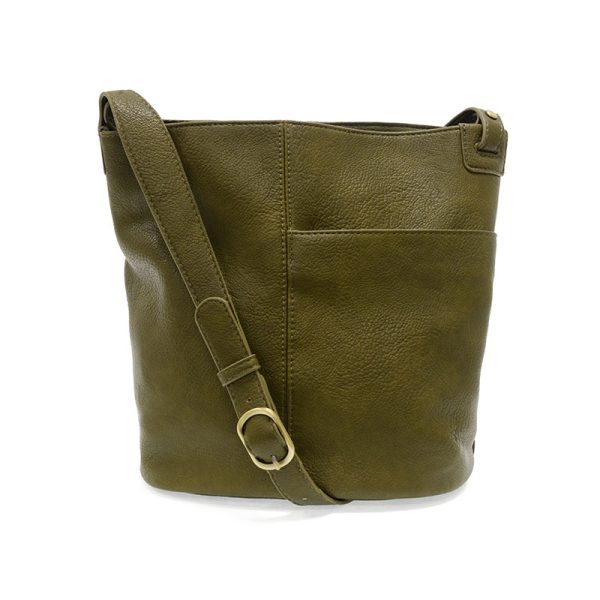 Joy Susan Vegan Leather Bindi Bucket Crossbody Bag - Multiple Colors