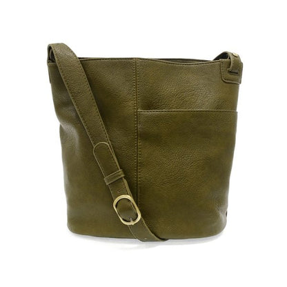 Joy Susan Vegan Leather Bindi Bucket Crossbody Bag - Multiple Colors