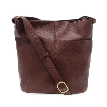 Joy Susan Vegan Leather Bindi Bucket Crossbody Bag - Multiple Colors