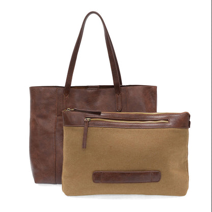 Joy Susan Vegan Leather Sondra Laptop Tote - Multiple Colors