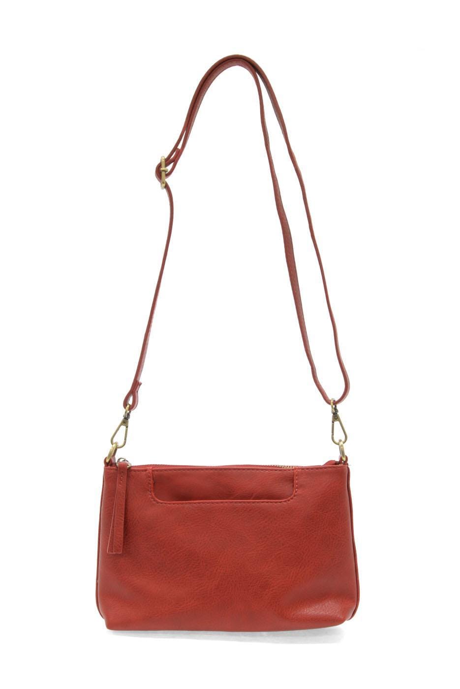 Joy Susan Bags Joy Susan Vegan Leather Lovely Top Zip Crossbody - Multiple Colors Joy Susan Vegan Leather Lovely Top Zip Crossbody - Multiple Colors