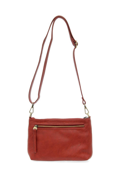 Joy Susan Bags Joy Susan Vegan Leather Lovely Top Zip Crossbody - Multiple Colors Joy Susan Vegan Leather Lovely Top Zip Crossbody - Multiple Colors