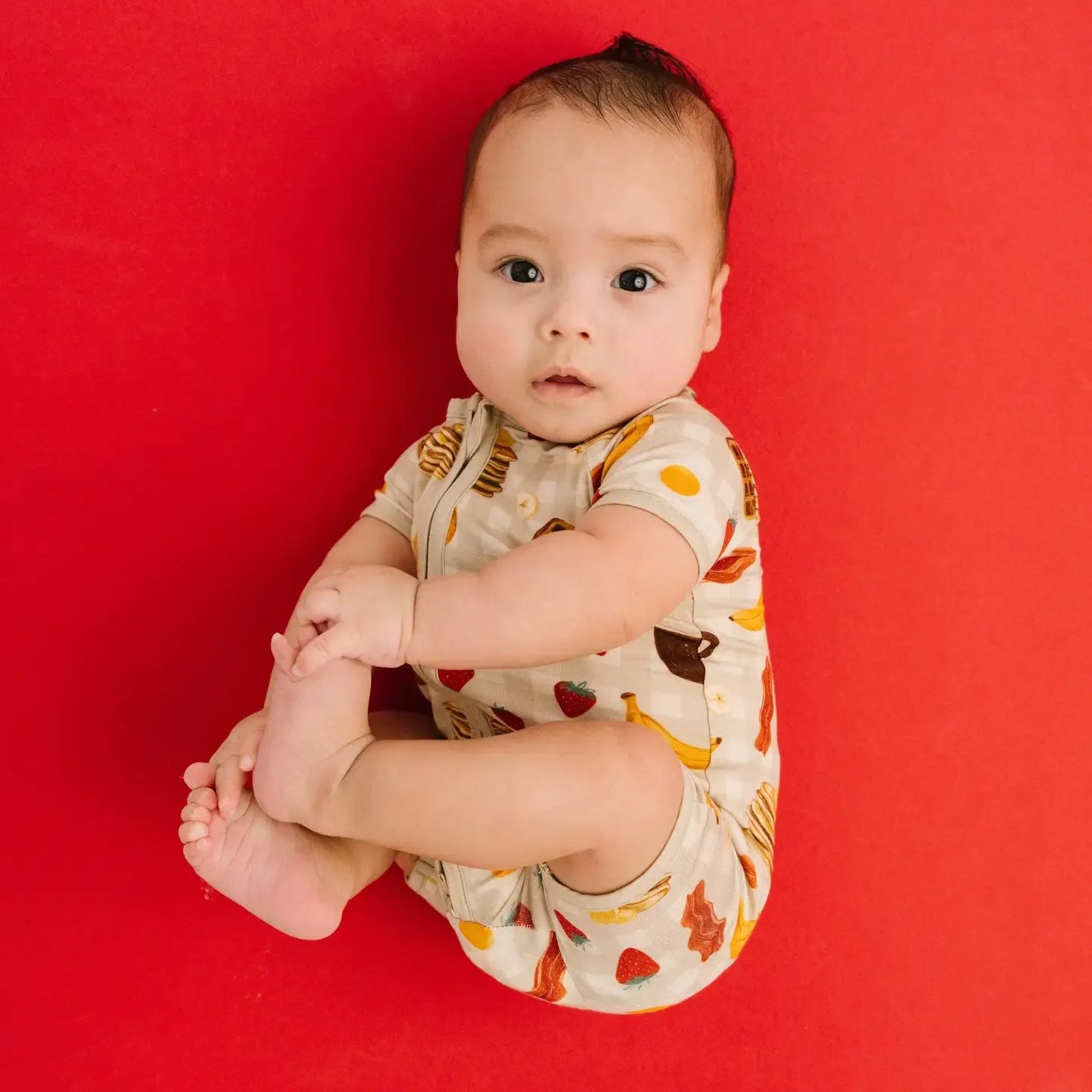 Little One Shop Children's Clothing Little One Shop Short Bamboo Romper - Multiple Prints Little One Shop Short Bamboo Romper - Multiple Prints