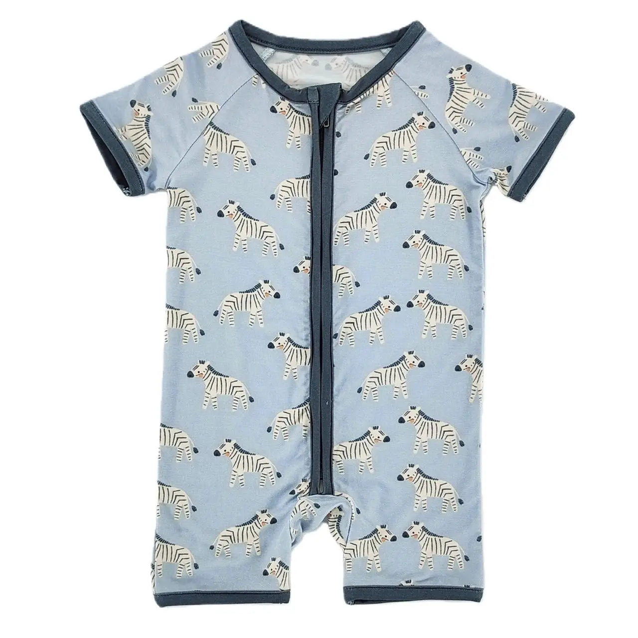Little One Shop Children's Clothing Little One Shop Short Bamboo Romper - Multiple Prints Little One Shop Short Bamboo Romper - Multiple Prints