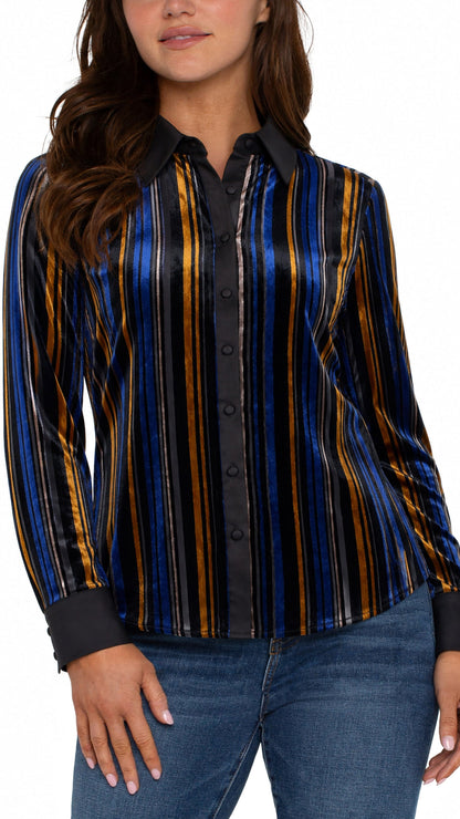 Liverpool Blouses Liverpool Long Sleeve Fitted Button Front Shirt 27061214 Liverpool Long Sleeve Fitted Button Front Shirt