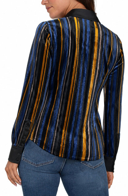 Liverpool Blouses Liverpool Long Sleeve Fitted Button Front Shirt Liverpool Long Sleeve Fitted Button Front Shirt