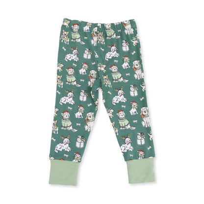 Angel Dear Children's Clothing Angel Dear Christmas Dog Long Sleeve Loungewear Set -Multiple Colors Angel Dear Christmas Dog Long Sleeve Loungewear Set -Multiple Colors