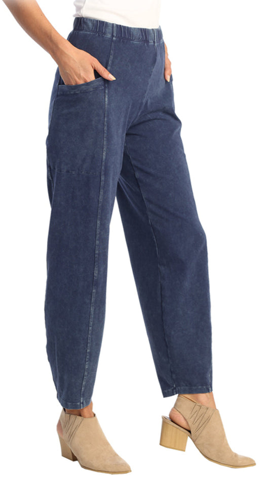 Jess & Jane Mineral Wash Lantern Pant - Multiple Colors