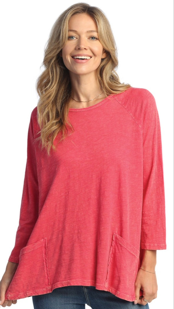 Jess & Jane Mineral Wash Swing Top - Multiple Colors / Prints