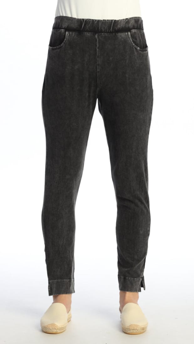 Jess & Jane Pants Jess & Jane Mineral Wash Slim Split Ankle Pant - Multiple Colors 94933982 Jess & Jane Mineral Wash Slim Split Ankle Pant - Multiple Colors