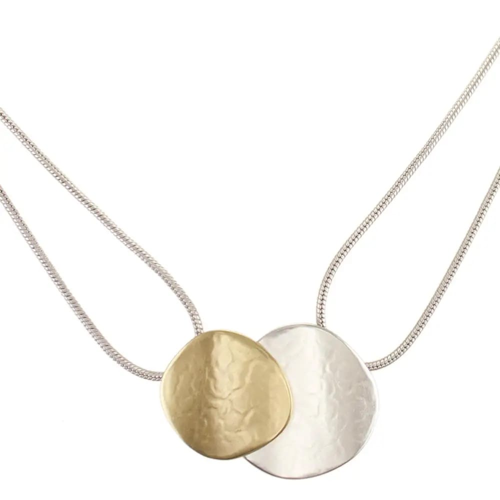 Marjorie Baer Necklaces Marjorie Baer Double Organic Polka Dot Necklace - N1667D Marjorie Baer Double Organic Polka Dot Necklace - N1667D