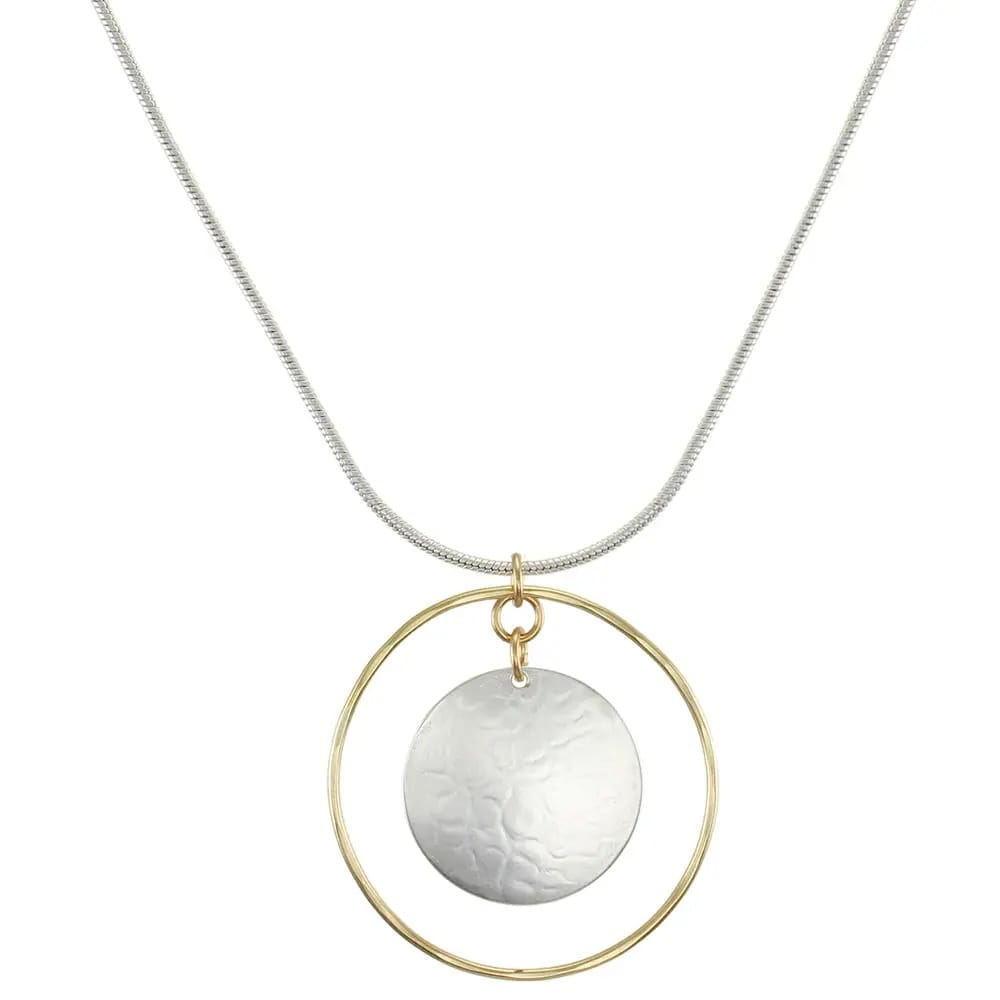 Marjorie Baer Necklaces Marjorie Baer Hanging Disc Necklace - N1715D Marjorie Baer Hanging Disc Necklace - N1715D
