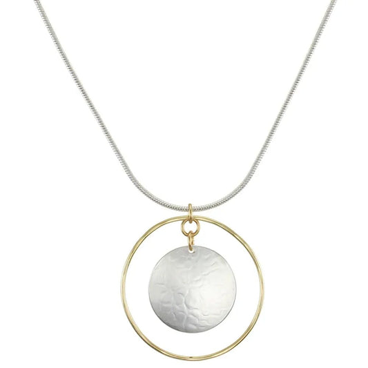 Marjorie Baer Necklaces Marjorie Baer Hanging Disc Necklace - N1715D Marjorie Baer Hanging Disc Necklace - N1715D