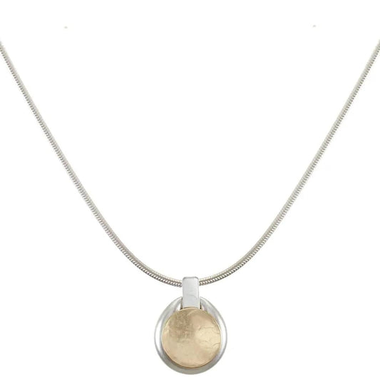 Marjorie Baer Necklaces Marjorie Baer Small Button Necklace - N1446D Marjorie Baer Small Button Necklace - N1446D