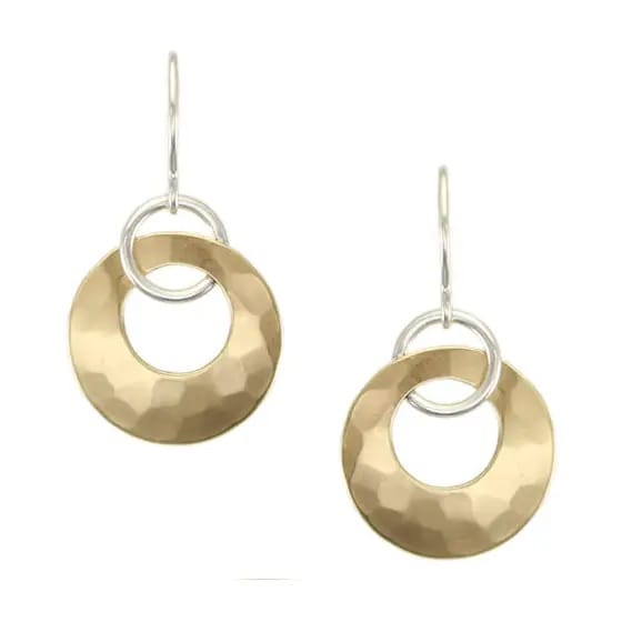 Marjorie Baer Earrings Marjorie Baer Small Interlocking Wire Earrings - E1697DW Marjorie Baer Small Interlocking Wire Earrings - E1697DW
