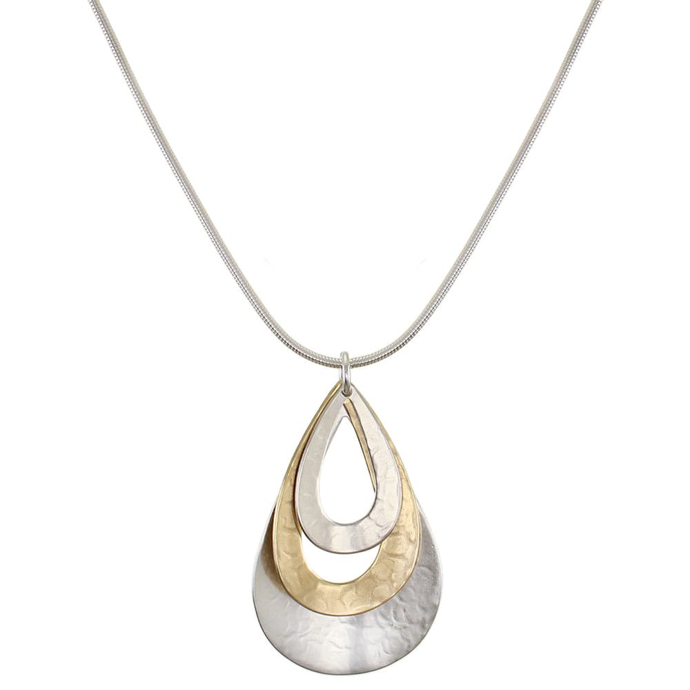 Marjorie Baer Necklaces Marjorie Baer Necklace - N1331D 91899870 Marjorie Baer Necklace - N1331D silver gold brass