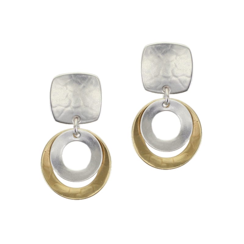 Marjorie Baer Earrings Marjorie Baer Stud Earrings - E0529DP 01244638 Marjorie Baer Stud Earrings - E0529DP gold brass silver