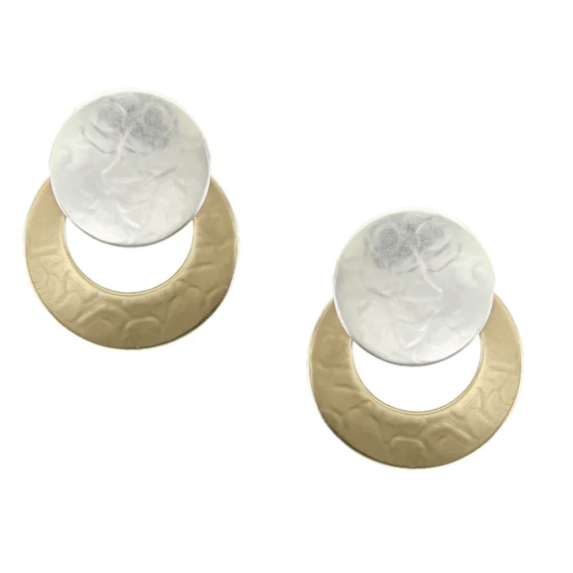 Marjorie Baer Earrings Marjorie Baer Stud Earrings - E3761P 43779038 Marjorie Baer Stud Earrings - E3761P silver brass gold