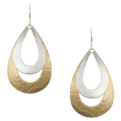 Marjorie Baer Earrings Marjorie Baer Earrings - E1110DW 70823902 Marjorie Baer Earrings - E1110DW silver gold brass