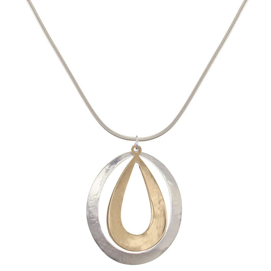 Marjorie Baer Necklaces Marjorie Baer Necklace - N1499D 27482334 Marjorie Baer Necklace - N1499D brass, gold and silver 