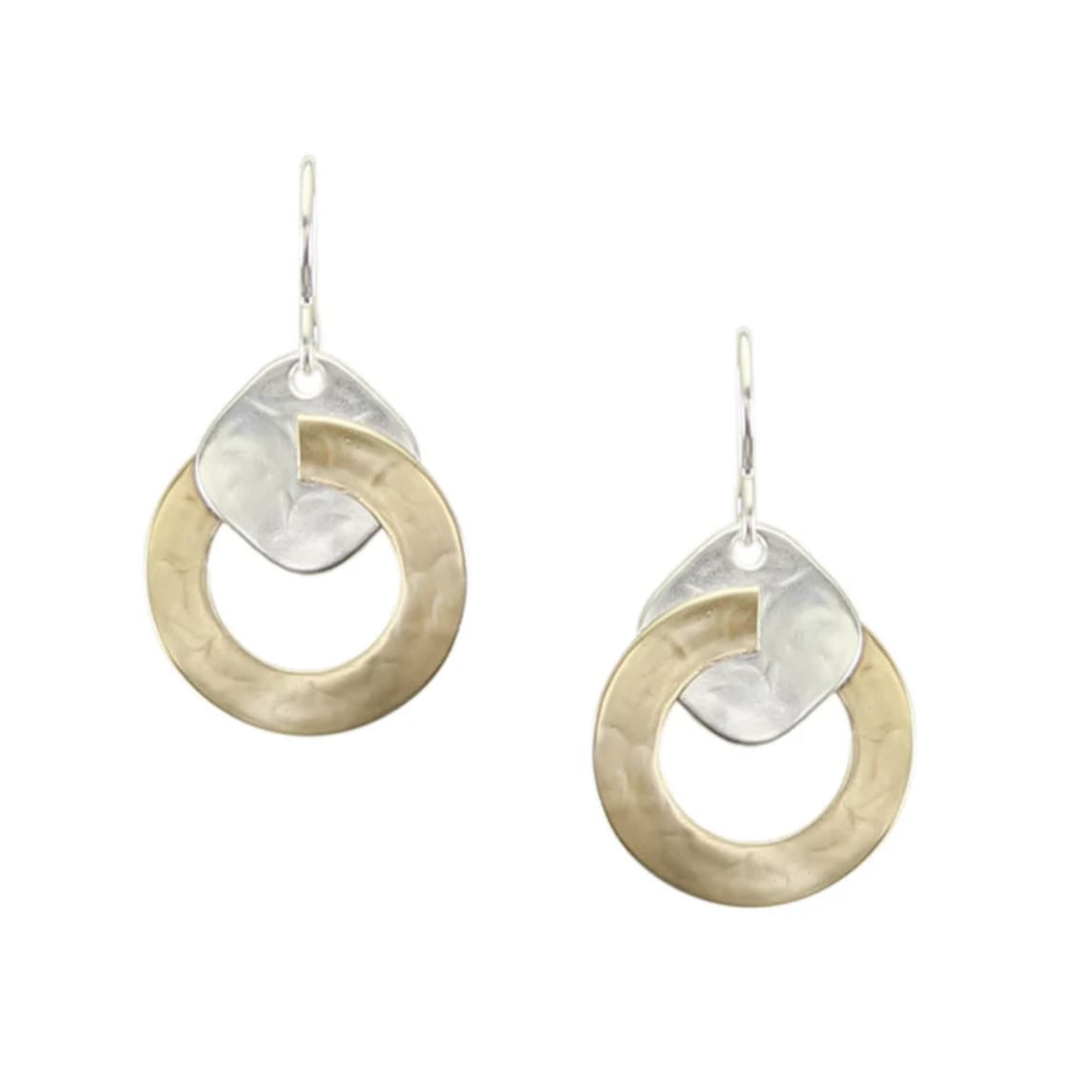 Marjorie Baer Earrings Marjorie Baer Earrings - E0983DW 33391582 Marjorie Baer Earrings - E0983DW silver gold brass