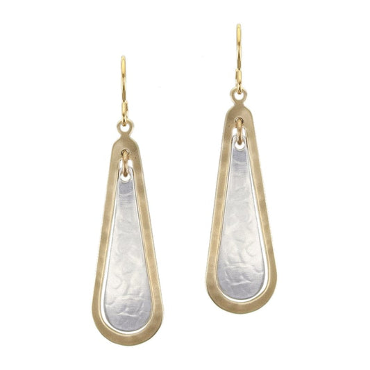 Marjorie Baer Earrings Marjorie Baer Earrings - E0731DW 57695710 Marjorie Baer Earrings - E0731DW silver gold brass