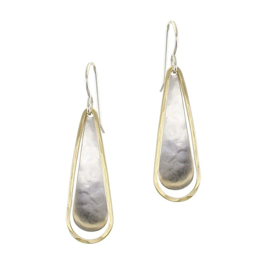 Marjorie Baer Earrings Marjorie Baer Earrings - E0894DW 50896350 Marjorie Baer Earrings - E0894DW silver gold brass