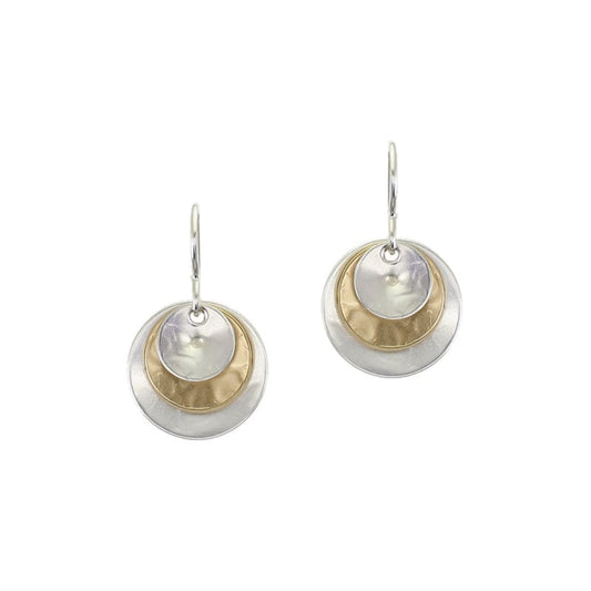Marjorie Baer Earrings Marjorie Baer Earrings - E0770DW 49929694 Marjorie Baer Earrings - E0770DW silver gold brass