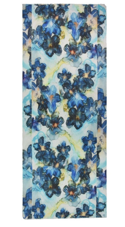 Dupatta Mary-Jane Watercolor Floral Modal Scarf