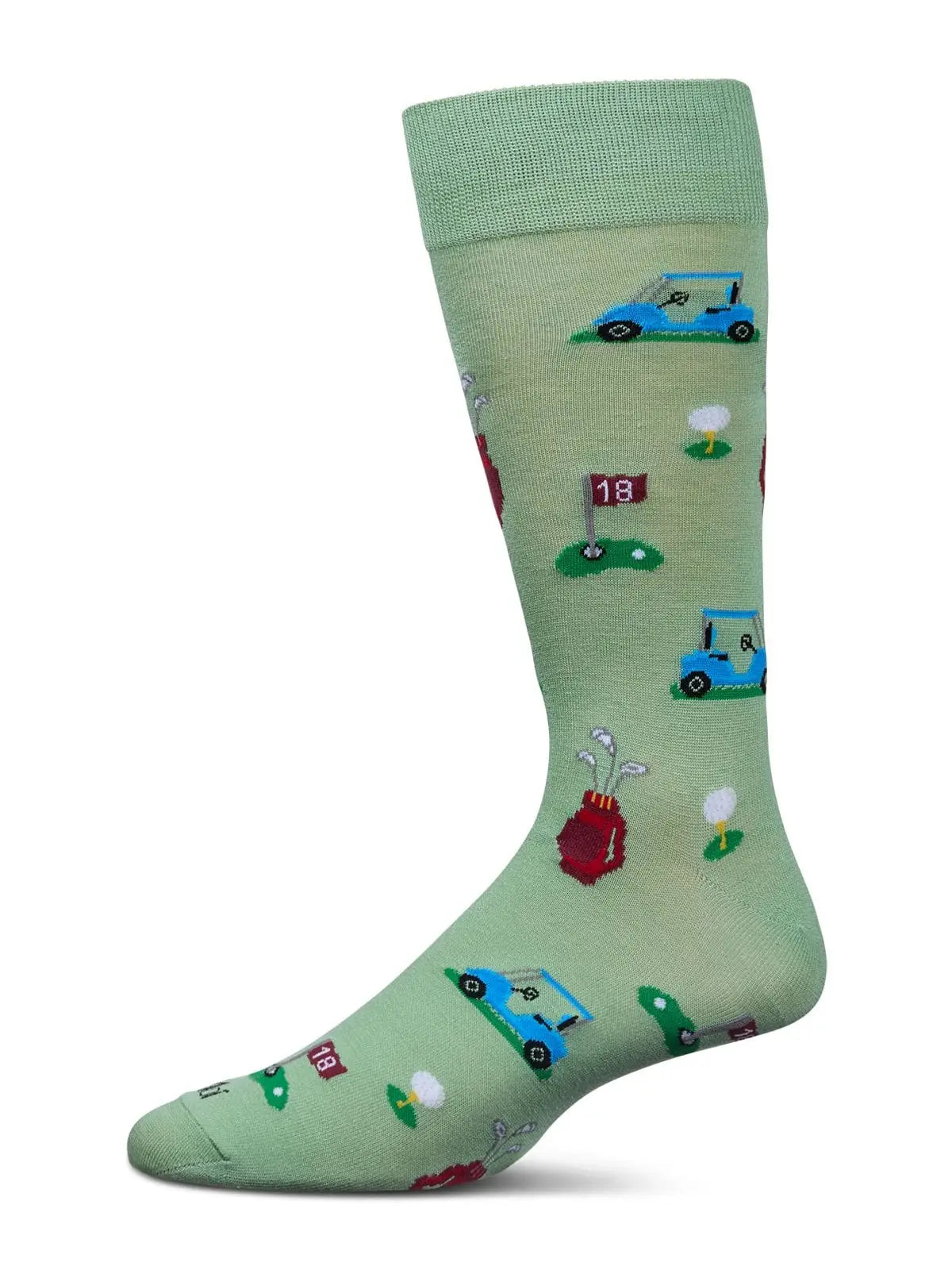 MeMoi Men's Socks MeMoi Men's Tee Time Bamboo Blend Crew Sock MeMoi Men's Tee Time Bamboo Blend Crew Sock