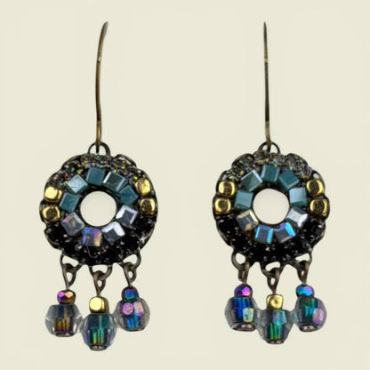 Melizi Jewelry Earrings Melizi Jewelry Small Black Fantasy Crystal Earrings 30678238 Melizi Jewelry Small Black Fantasy Crystal Earrings